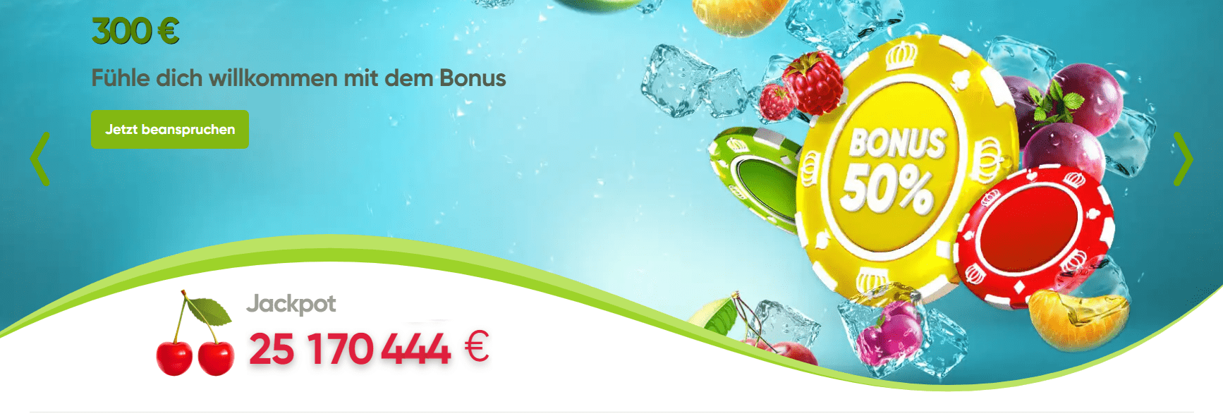 Bonussystem Fresh Casino